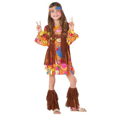 China Ordinary stage outfit Children's Hippie Spring Costume European and American Retro Disco hippiecostume Country Singer for sale