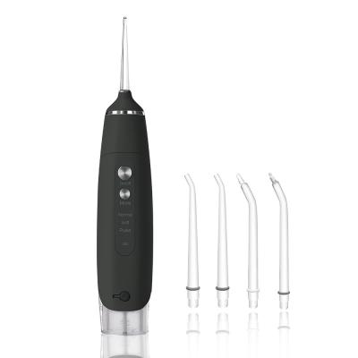 China Black Smart Water Flosser Oral Care Toothpick DC 5V 1A PP Nozzles for sale