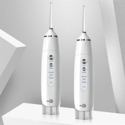 China White Jet 1400mAh Automatic Flosser For Teeth , IPX7 Hand Held Water Pick for sale