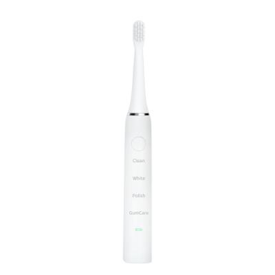 China DuPont Bristle White Waterproof Electric Toothbrush 600mAh For Deep Cleaning for sale