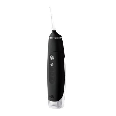 China H200 3.7V Black Ultrasonic Oral Irrigator Flosser 145ML Water Tank for sale