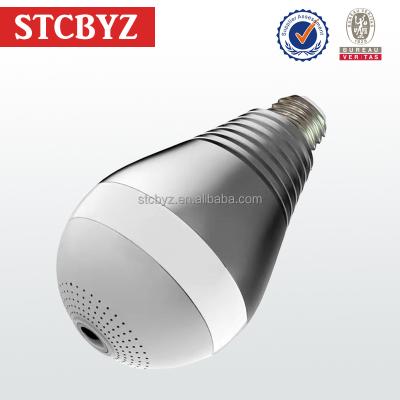 China 1080P night vision 360 degree light bulb wifi hidden camera for sale