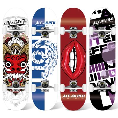 China Wholesale Cheap Youth Design Your Own Custom Skateboard Wood Professional Board Maple Complete Skateboards for sale