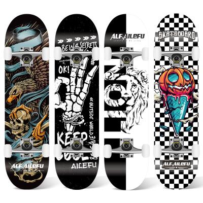 China Youth Cheap Wholesale Design Your Own Skateboard Custom Wooden Professional Panel Maple Complete Skateboards for sale