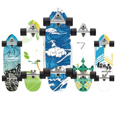 China Wholesale High Quality Professional High Bounce 80a Youth Surfboard Youth Land CX7 PU Land Four Wheel Surfboard for sale