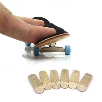 China Youth 5 Ply Maple Finger Skateboard Fingerboard Professional Custom Deck Wooden Deck 98*28mm Fingerboard for sale