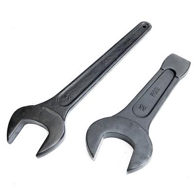 China Carbon Steel Set Hex Key Special Spanner Hitting Ring End Long Open Spanner for sale