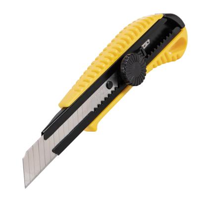 China Grocery 9 Handle 18 25 Grocery 9 Slide Open Wide Wide Yellow Grayish Red Multifunction Plastic KnifePencil Paper KnifePencil SharpenerArt Design Knife for sale