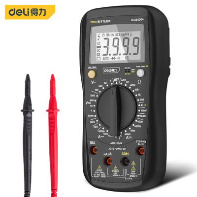 China Grocery Store 1000V Multifunctional Black Multi Speed ​​Adjustable Handheld High Quality DL334004 Digital Multimeter for sale