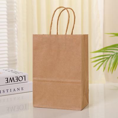 China Reusable Paper Bags Logo Printed With Twisted Handle Wholesale Recyclable Paper Bag Packaging Shopping Bags for sale