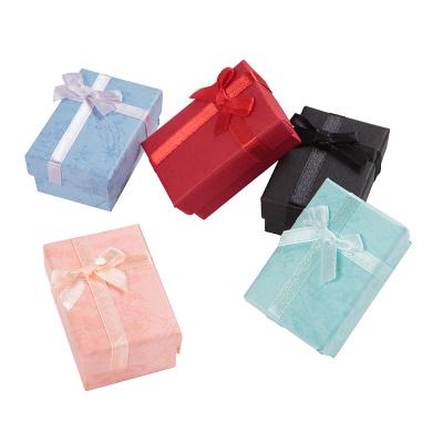 China Recyclable Custom Jewelry Box Earrings Necklace Rings Gift Box High Quality Paper Packaging for sale