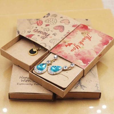 China Recyclable Custom Design Drawer Storage Paper Packaging Box For Packages Eco Friendly Kraft Paper Box Jewelry Packaging for sale