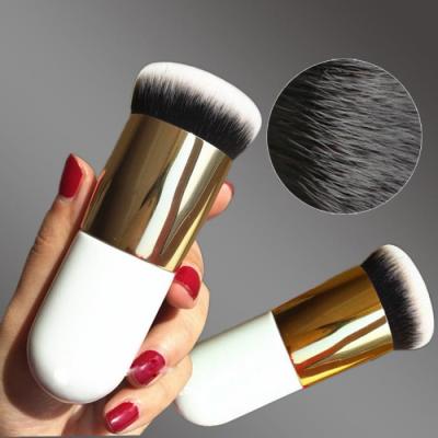 China New Pier Foundation Brush Flat Cream Professional Cosmetic Makeup Brush Plastic Makeup Brushes for sale