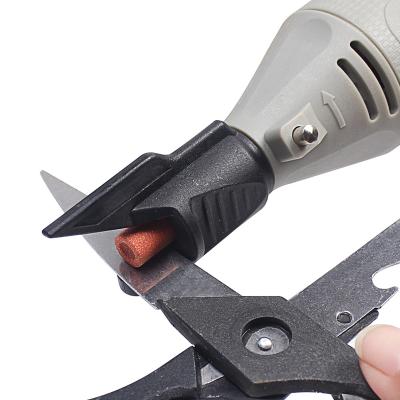 China 1set Saw Sharpening Attachment Sharpener Guide Drill Adapter For Dremel Rotary Drill Accessories Sb41 for sale