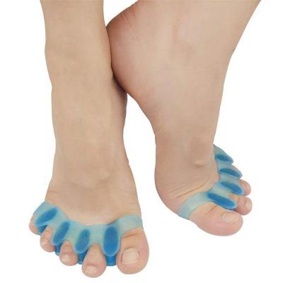 China New 2pcs=1pair Toe Protector Toe Separator Soft Gel Material Soft Gel Straightener Spacers Suitable Stretchers Care Tool for sale