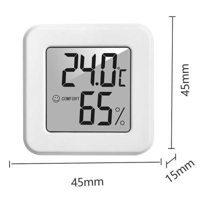 China Bath Thermometers Mini Indoor Thermometer LCD Digital Temperature Room Hygrometer Measuring Sensor Humidity Meter Indoor Temperature for sale