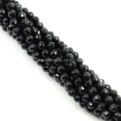 China Accessories Silicone Teething Stones Czech Cuentas y Abalorios YIWU 8MM Crystal Beads Faceted Glass Earthball Beads Round Spacer Beads For Diy Bracelet Making for sale