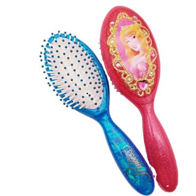 China Custom Duct Hair Makeup Brush Baby Kids Hair Color Brush Plastic With Logo Set 2019 for sale