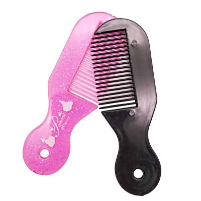 China High Quality Cute Mini Girl Palette Cute Hair Comb Fancy Logo Fancy Handle Cartoon Comb For Kids Mini Cute Hair Comb For Babies for sale