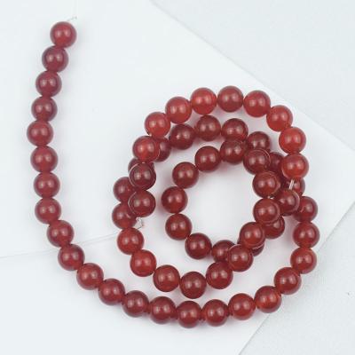 China Natural red hairpin earrings materialDIYHandmade beads string bracelet stone agate jewelry necklacecarnelian gemstone for sale