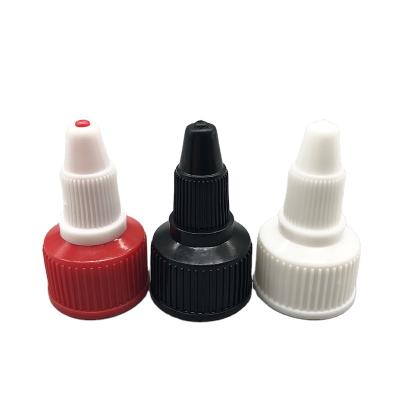 China Non Spill PP Cap 20/410 24/410 28/410 Plastic Twist Up Cap For Chili Sauce for sale