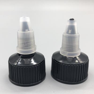 China Non Spill Suzhou Haotuo Factory 24mm Plastic Cap For Sriracha Sauce Bottle for sale