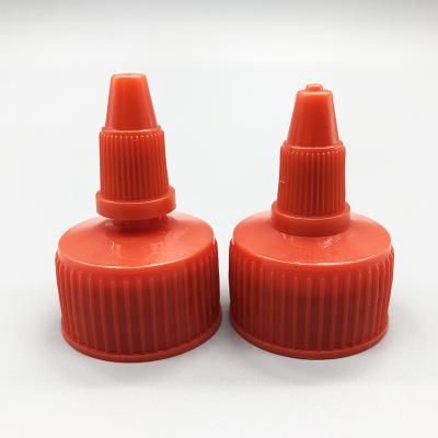 China Non Spill 100% New 20mm 24mm 28mm Environmentally Friendly Material Plastic Soy Sauce Capsule Twist Off Screw Cap for sale