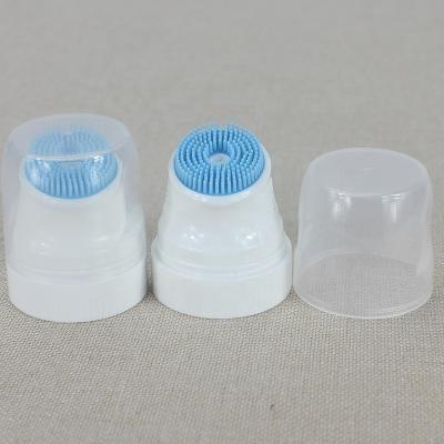 China Non Spill 40mm Plastic Screw Tube Cleaning Cap With Dust Cover for sale