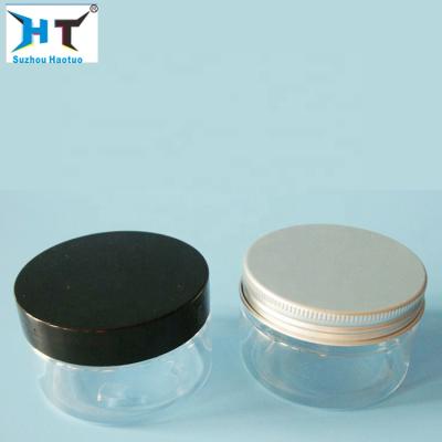 China 120ml Skin Care Creams PET Wholesale Plastic Jars For Cosmetics Creams With PP Screw Cap / 120g Plastic Cosmetic Packaging Jar for sale