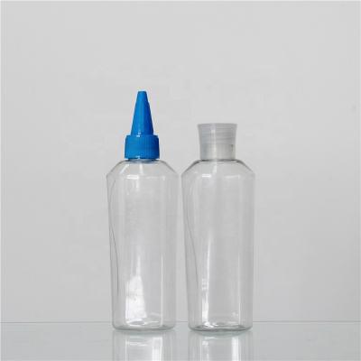 China Cosmetic clear lotion bottle 120ml special shaped bottles, plastic bottles for honey for sale