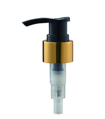 China Spill No 24/410 New Design Aluminum Covered Gold And Sliver Lotion Plastic Pump for sale