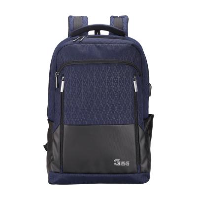 China With USB Customized Luxury Recycled Waterproof Nylon Cloth Young Man Backpack With Computer Bag Compartment for sale