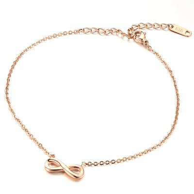 China 2020 Hot Sale MEN WOMEN Unisex Kids Initial Anklets Cuban Link Stainless Steel Anklets With Butterfly Pending Anklets For Women for sale