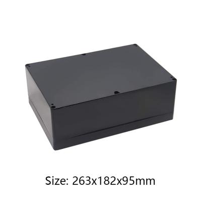 China PCB Box Manufacturer Custom Waterproof ABS Plastic Enclosure Junction Box PCB For Electronic Instrument Enclosures 263 x 182 x 95 mm for sale