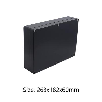 China Custom PCB Box ABS Plastic Enclosure PCB Boards Electronic Junction Box 263x182x60mm for sale