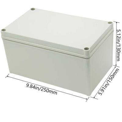 China Outdoor Custom Waterproof ABS Plastic Enclosure Junction Box Shell Electronics Enclosure 250 x 150 x 130mm for sale