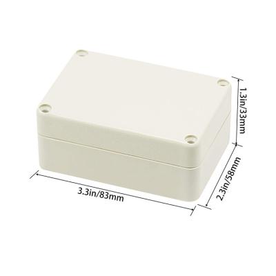 China Waterproof PCB Box ABS Plastic Outdoor Electronic Enclosure Junction Box Power Inverter 83 x 58 x 33 mm for sale