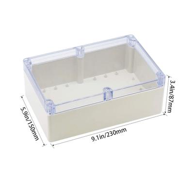 China Custom Made Plastic PCB Box Enclosure ABS Waterproof Junction Box For PCB 230 x 150 x 87mm for sale