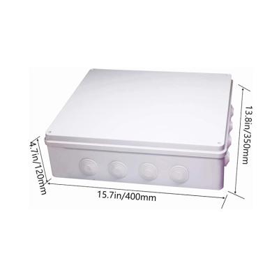 China Custom Made Outdoor Waterproof ABS IP65 Plastic Electronic Enclosure Electronic Equipment Junction Box 400 x 350 x 120 mm for sale