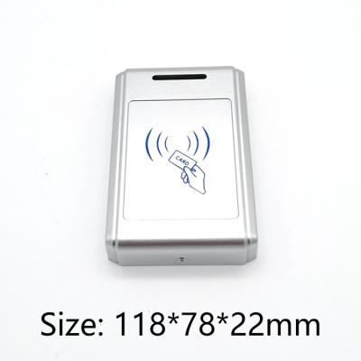 China Electric custom plastic rfid reader box case enclosure ABS security system use remote control electronic instrument enclosure118*78*22mm for sale