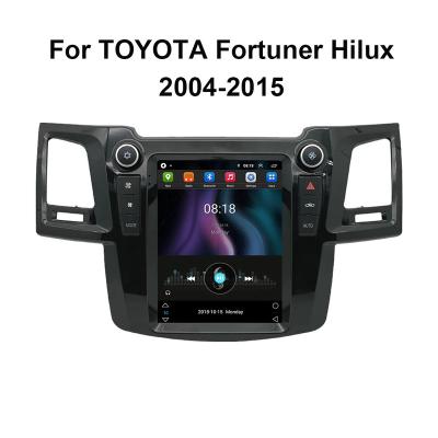 China Android GPS+RADIO+wirelss+USB vertical screen Car GPS Navigation For TOYOTA Fortuner Hilux 2004-2015 AUTO A/C Tesla Style Radio Stereo Multimedia Player for sale