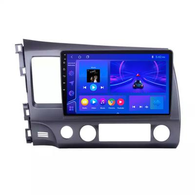 China Android GPS+RADIO+wirelss+USB Android 10 Auto radio dvd player audio system car radio for Honda Civic 2005-2012 DSP 4G WIFI BT AM FM video carplay for sale