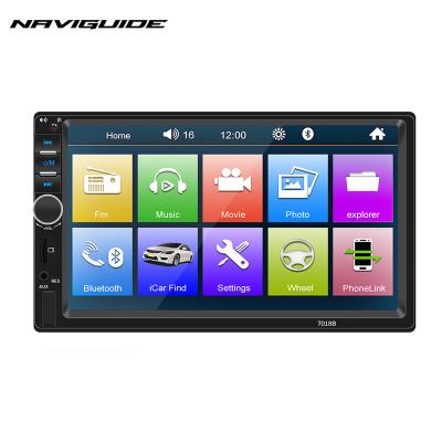 China Android GPS+RADIO+wirelss+USB Universal Touch Screen Full 7inch 2din Autoradio MP5 Dvd Video Player Multimedia BT FM Audio 7018B 2 Din 7 Inch Car Stereo Radio for sale