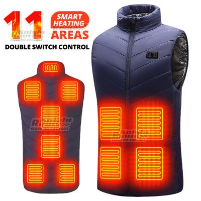 China QUICK DRY Winter Heated Vest Smart Heating Cotton Vest USB Infrared Heating Vest Women Outdoor Flexible Thermal Warm Jacket for sale