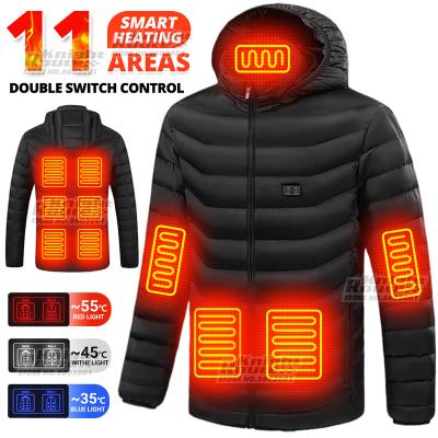 China QUICK DRY Heated jacket Smart Heating Cotton Jacket USB Infrared Heating Vest Men Outdoor Flexible Thermal Warm Vest Winter for sale