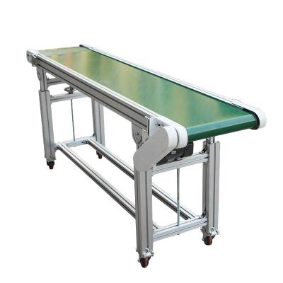 China Customized Heat Resistant PVC Belt System Belt Conveyor Working Table Flat Rubber Production Line for sale