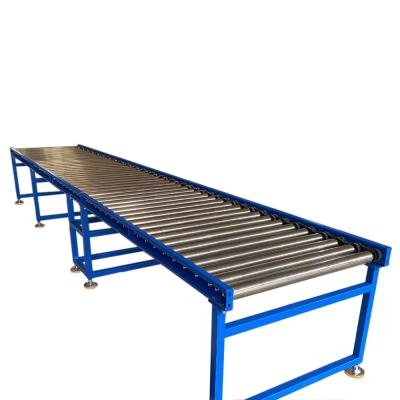 China 50mm diameter heat resistant steel roller fixed roller conveyor with automatic storage for sale