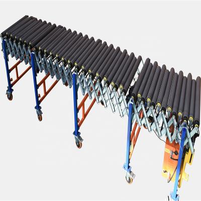 China Side Stability Belt Conveyor Roller Industry Energy Saving Telescopic Steel Conveyor System for sale