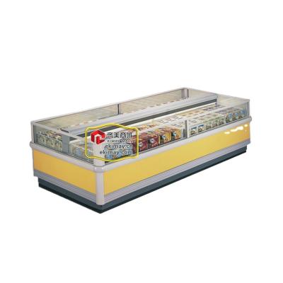 China Double Single-temperature Island Freezer Display Freezers and Commercial Refrigerators Freezer for sale