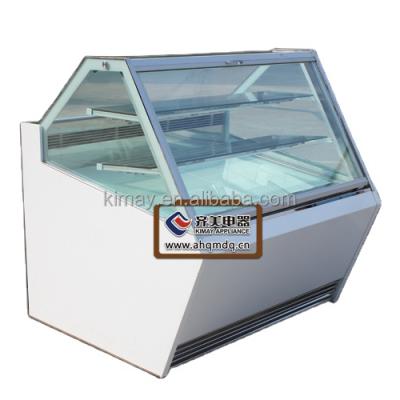 China Single-temperature display dynamic cooling refrigerator for meat, groceries and fresh food for sale